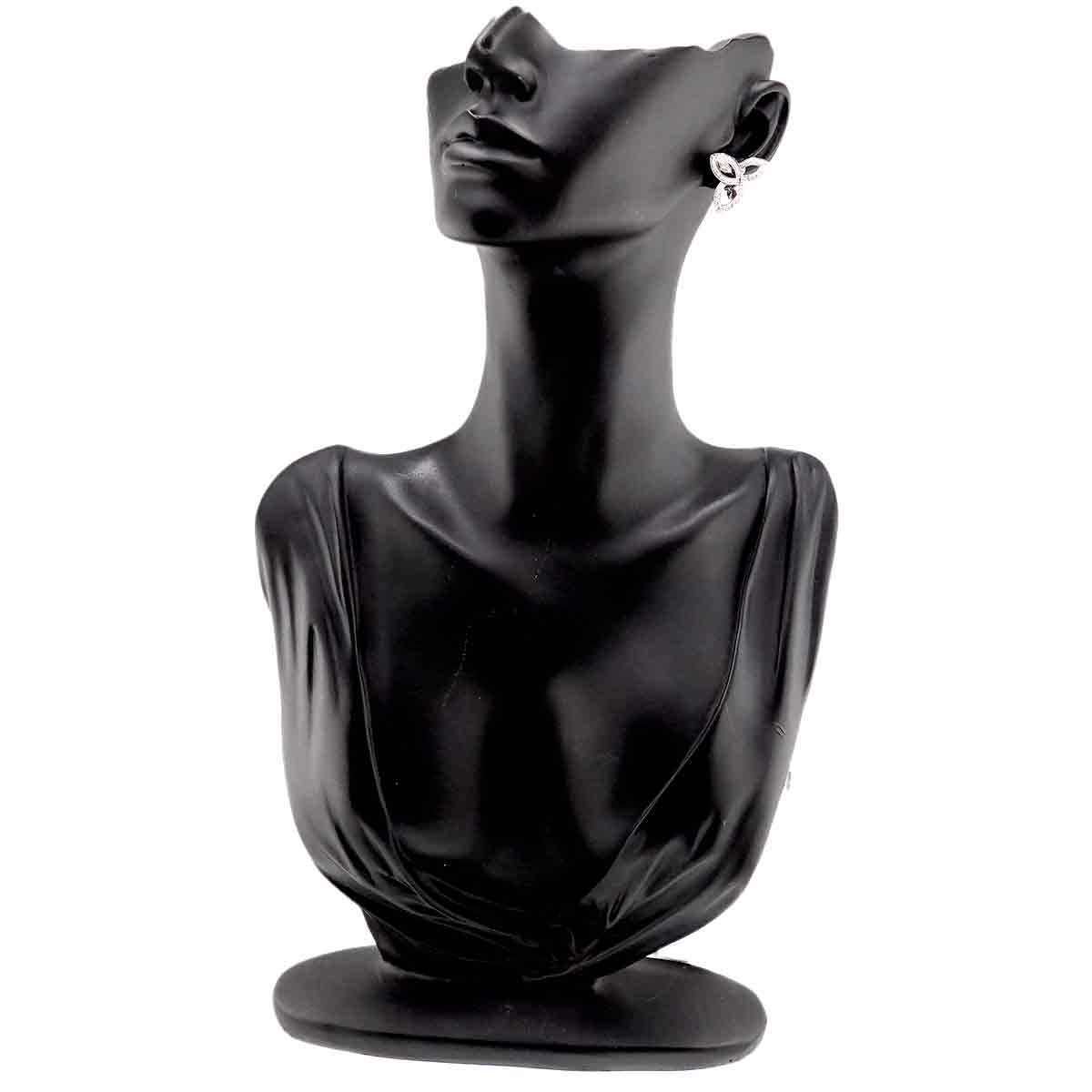 Lily cluster Diamond Earrings Clip on Platinum