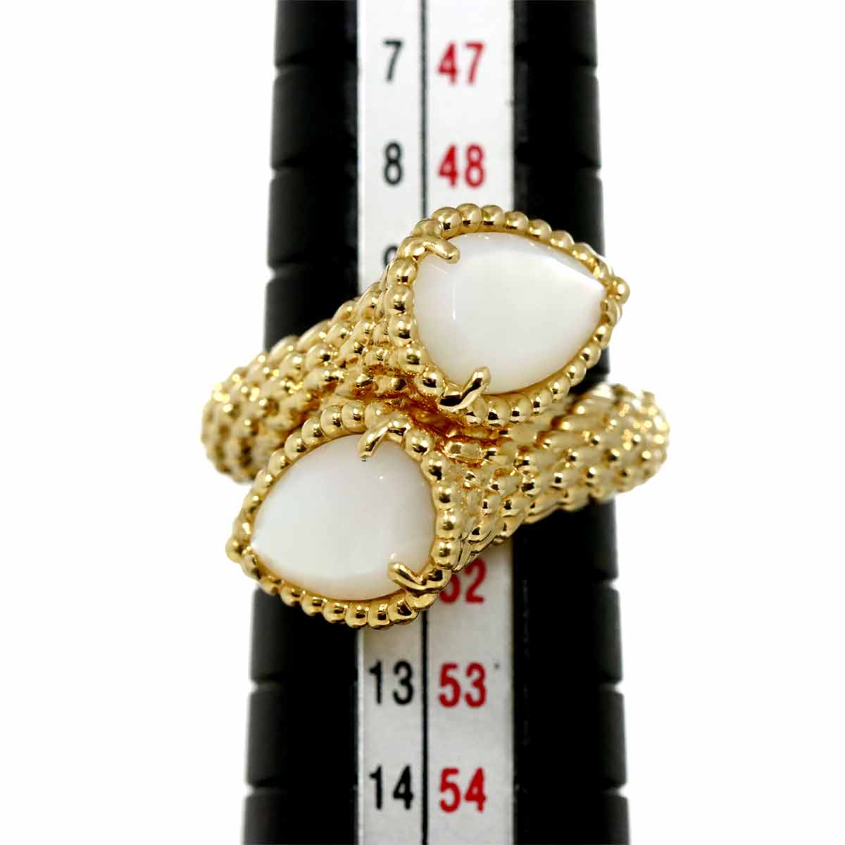 Serpent Boheme MotherofPearl MOP Ring 18K YG 51 5.5-5.75(US)
