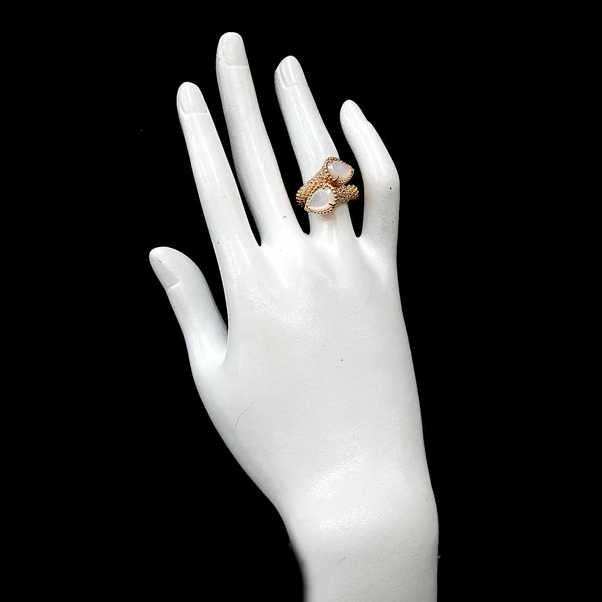 Serpent Boheme MotherofPearl MOP Ring 18K YG 51 5.5-5.75(US)