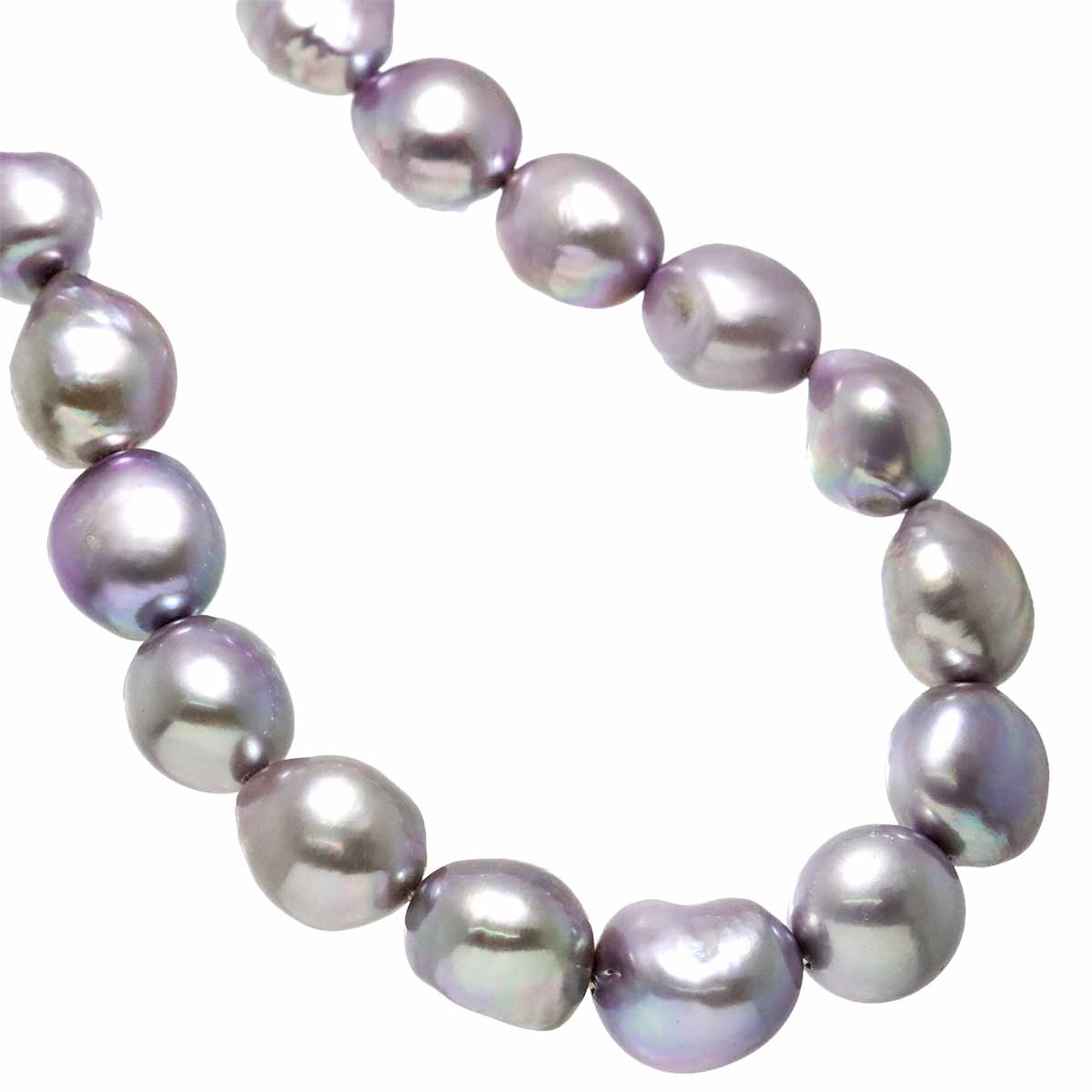 Baroque Pearl Necklace SV Silver 925