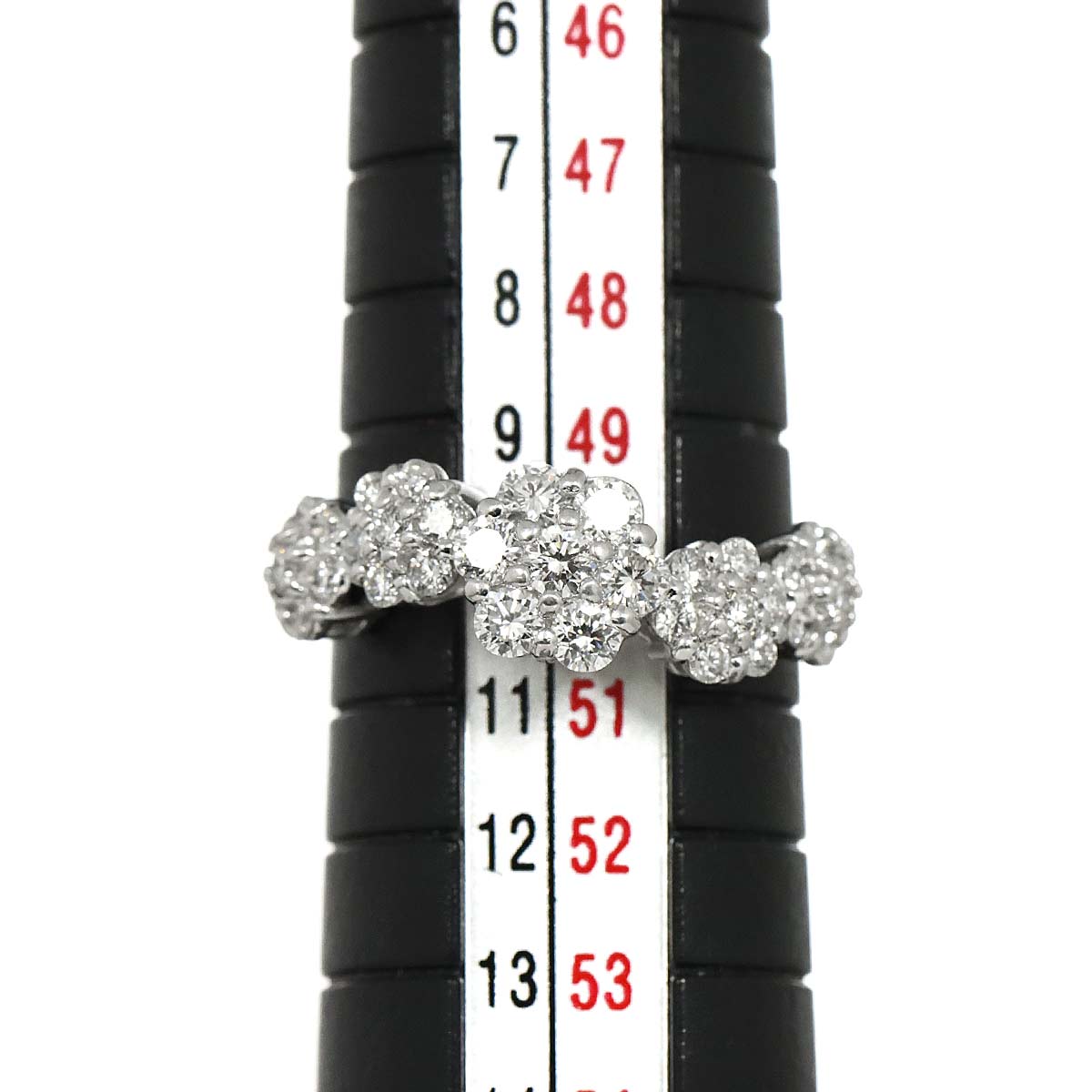 Diamond 0.80ct Ring 18K WG 750 Size5.25(US)