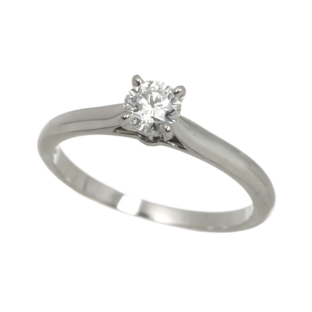 Diamond 0.32ct G/VVS1 Ring Pt Platinum size51 5.5-5.75(US)