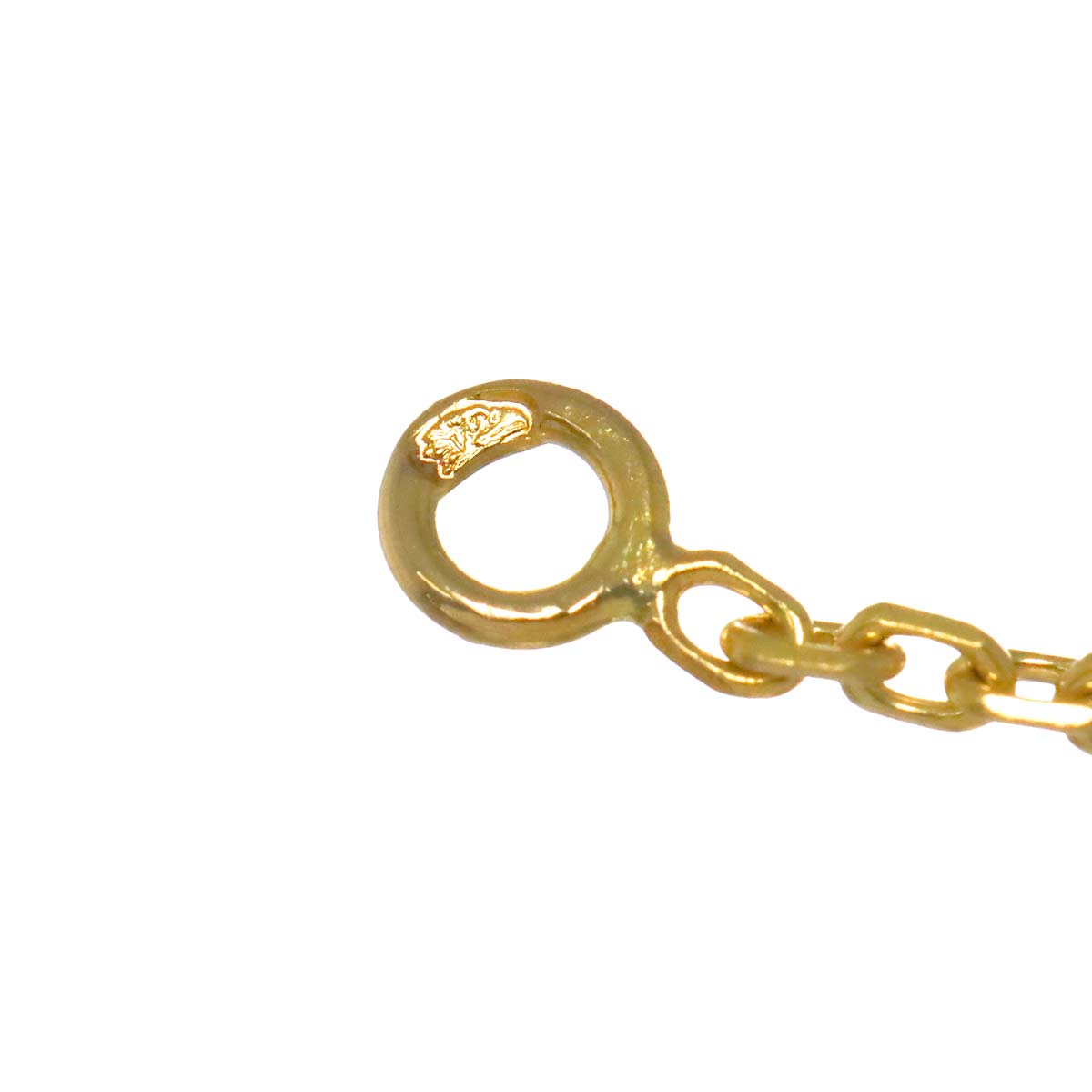 Vintage Alhambra MotherofPearl MOP Necklace 18K YG 750