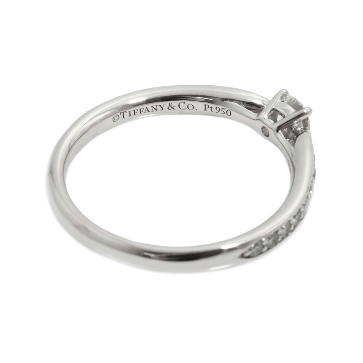Harmony Diamond 0.18ct Ring Pt Size5.75-6(US)