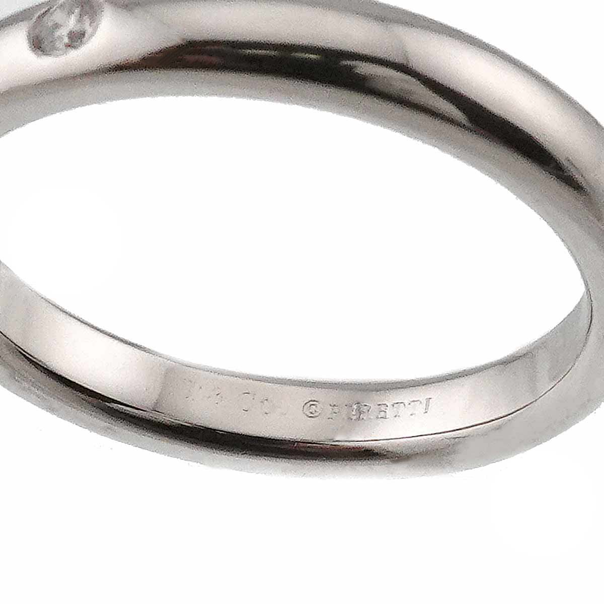 Stacking Band Ring Diamond 5P Platinum Size5.25-5.5(US)