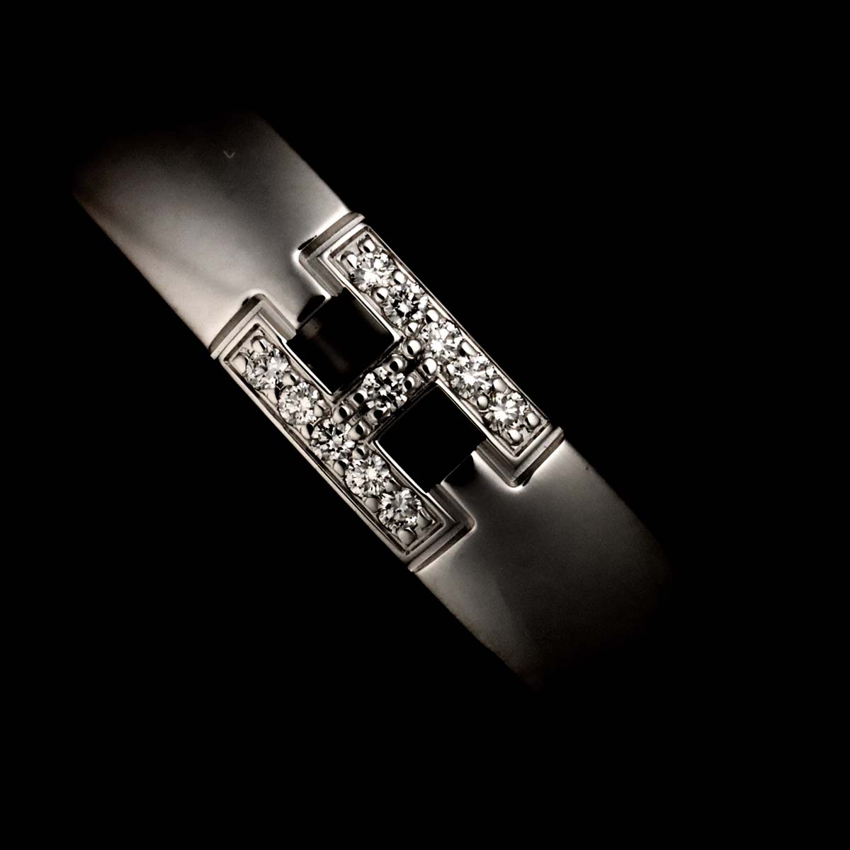 Hercules Diamond Ring 18K White Gold 750 Size49 4.75-5(US)