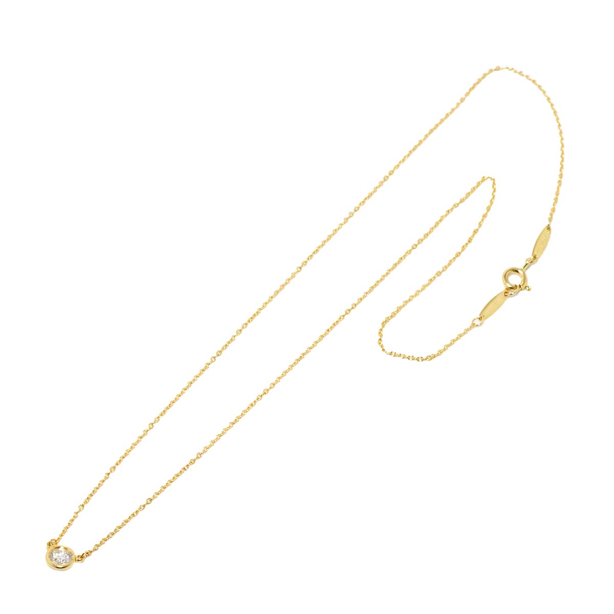 By The Yard Diamond 0.25ct H/VVS1/EX Necklace 18K YG 750