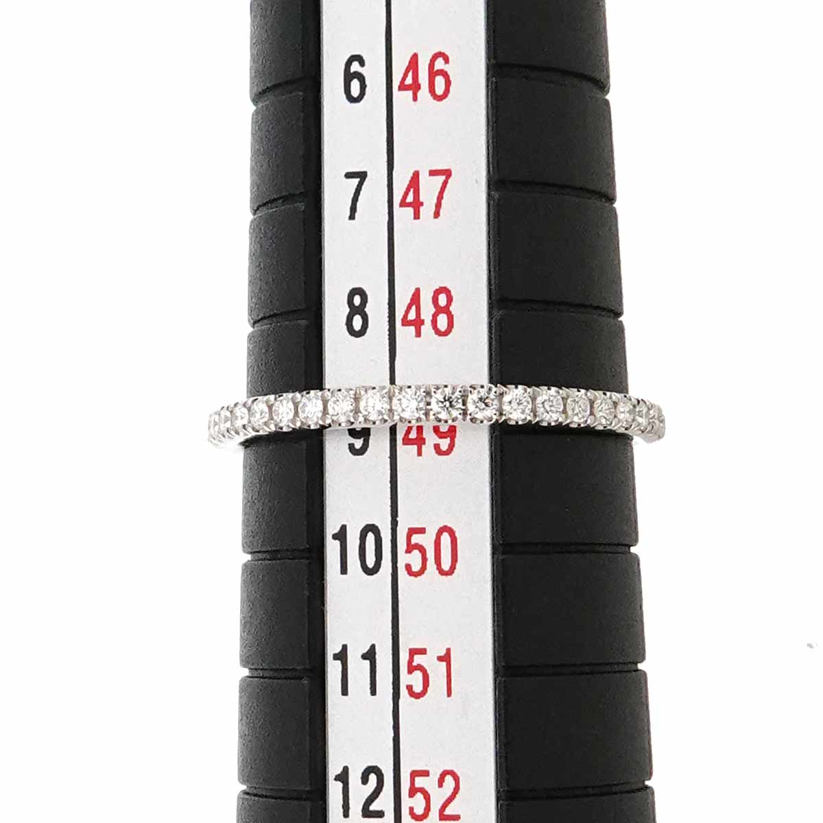 Half Diamond Ring Pt Platinum size4.75-5(US)