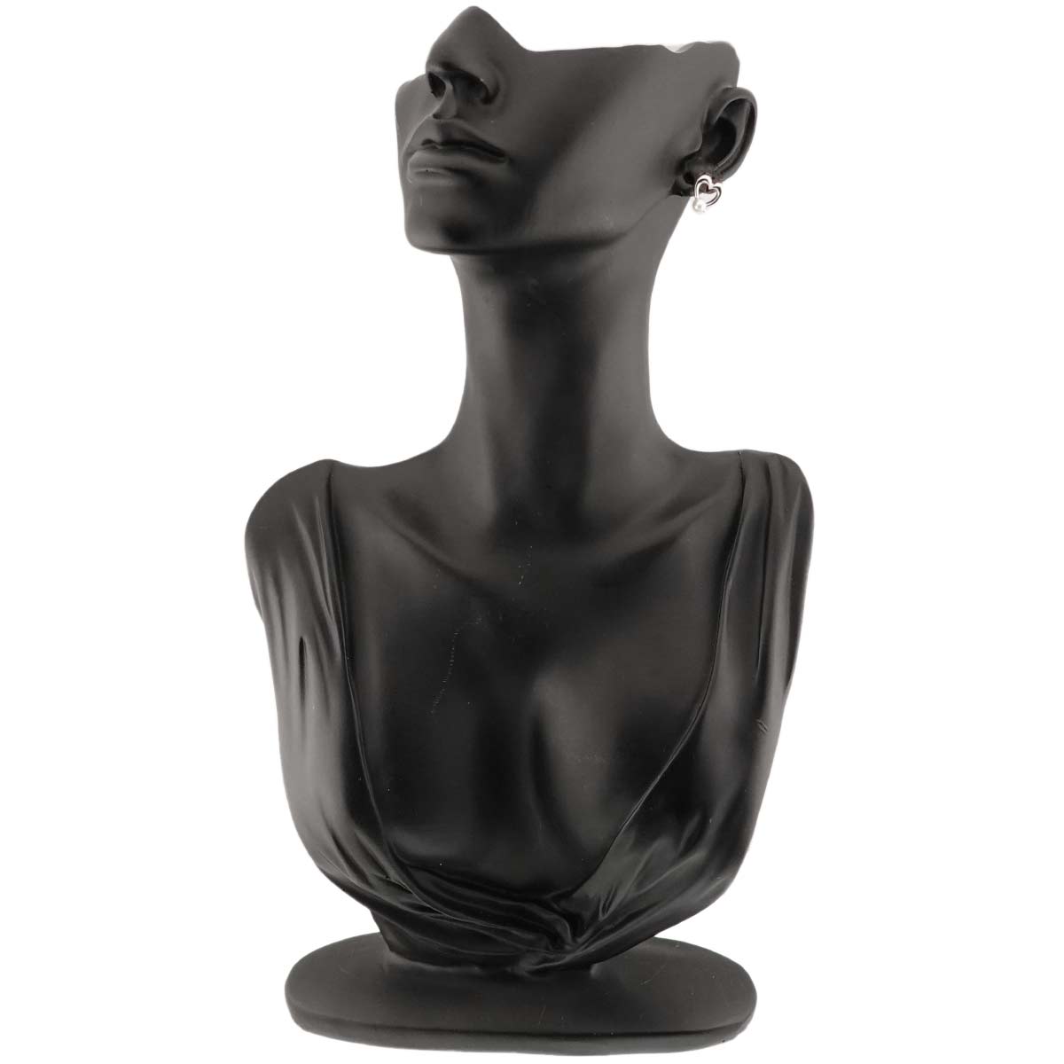 Akoya Pearl 4.0mm Heart Earrings Pierced 18K WG 750