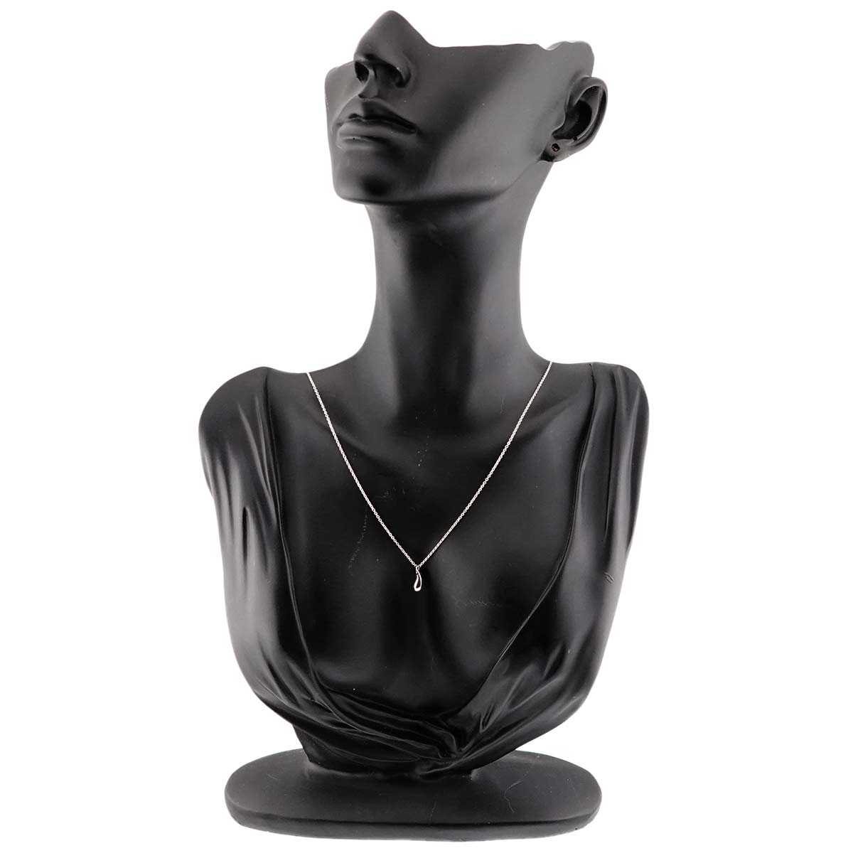 Teardrop Necklace Platinum