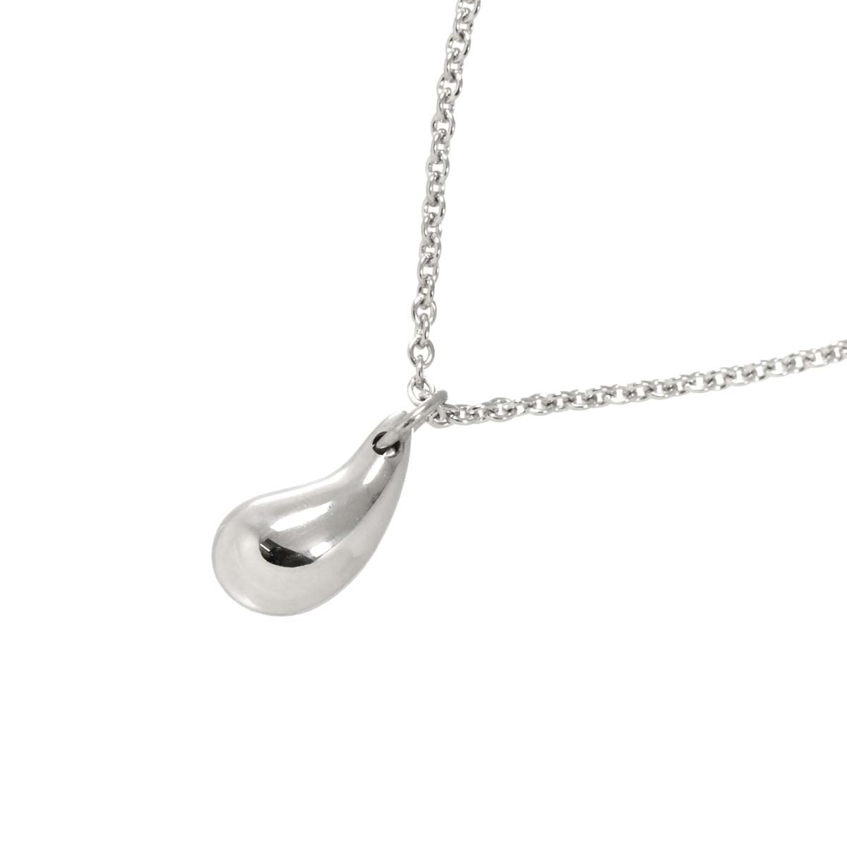 Teardrop Necklace Platinum