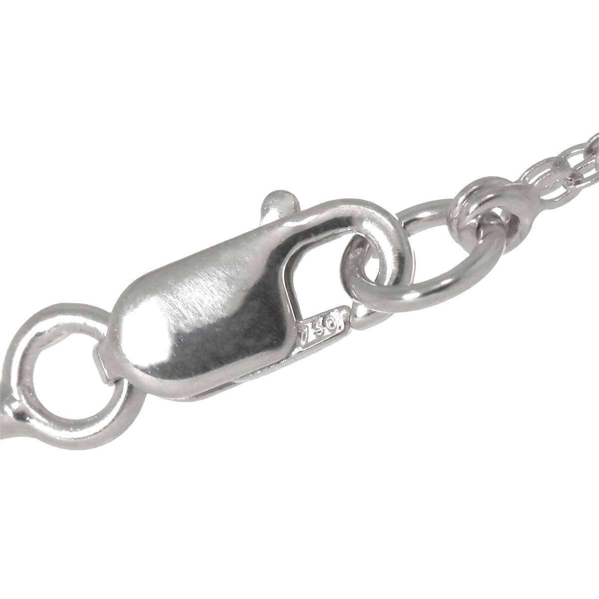 Belle Epoque Mini Diamond Cross Necklace 18K WG 750