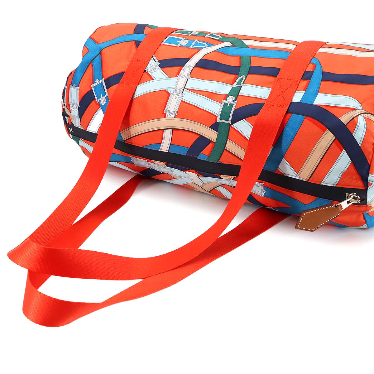 Herbag Cabin 38 Air Silk Shoulder Bag Silk Leater Orange