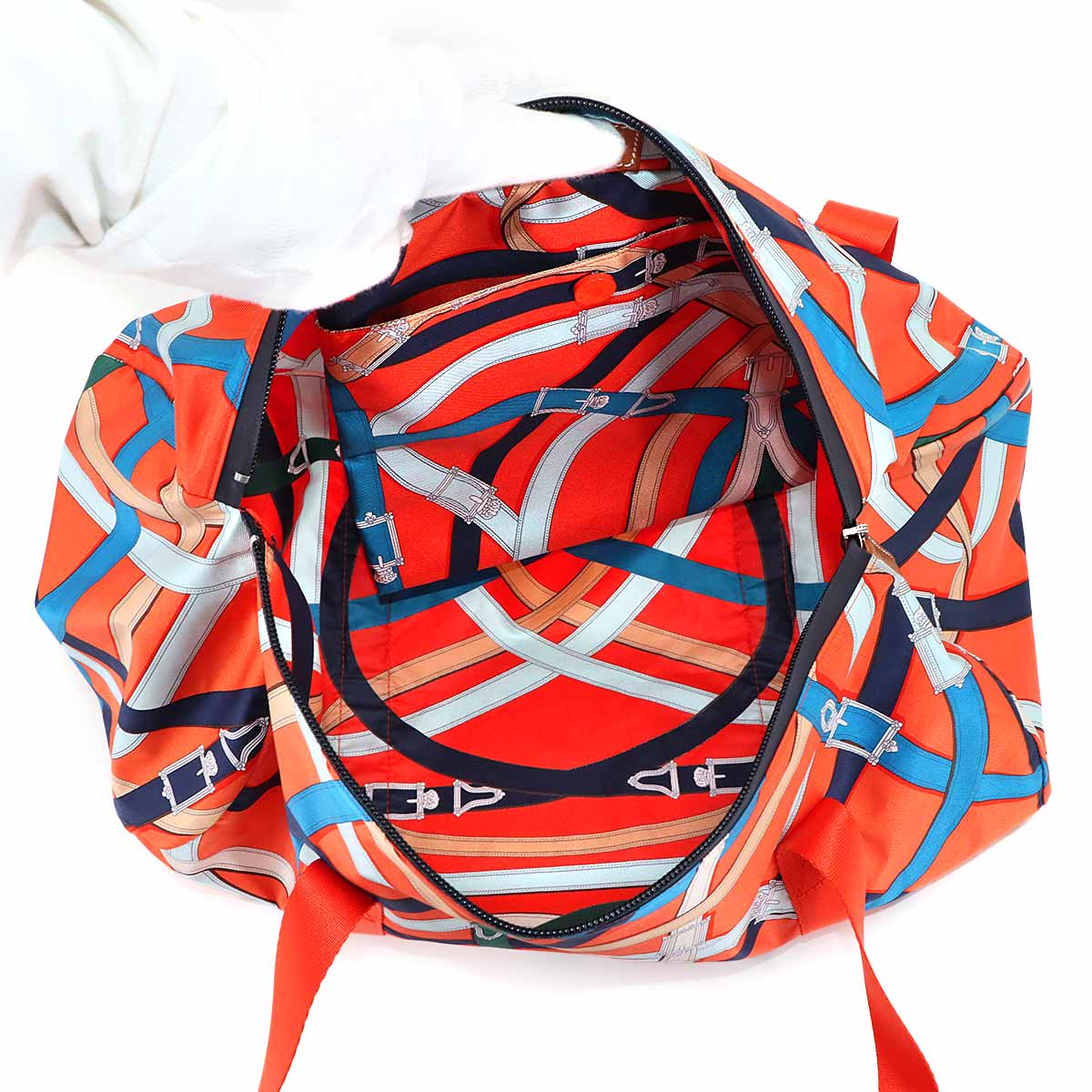 Herbag Cabin 38 Air Silk Shoulder Bag Silk Leater Orange