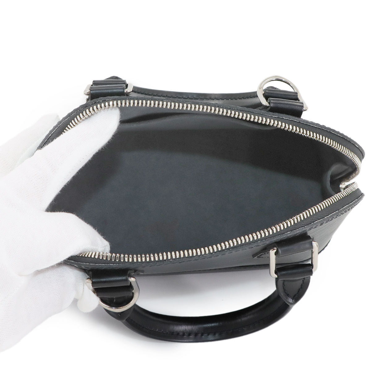 Epi Alma BB 2way Hand Shoulder Bag Leather Noir M59217