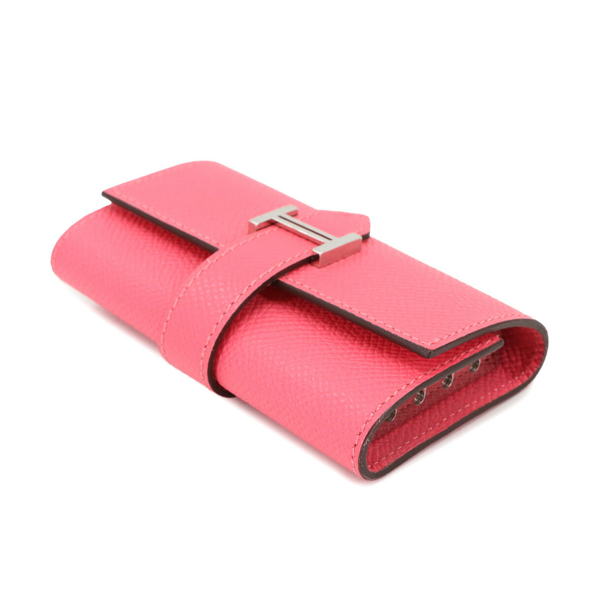 Bearn Four consecutive key case Veau Epsom Rose Azalee Accessory