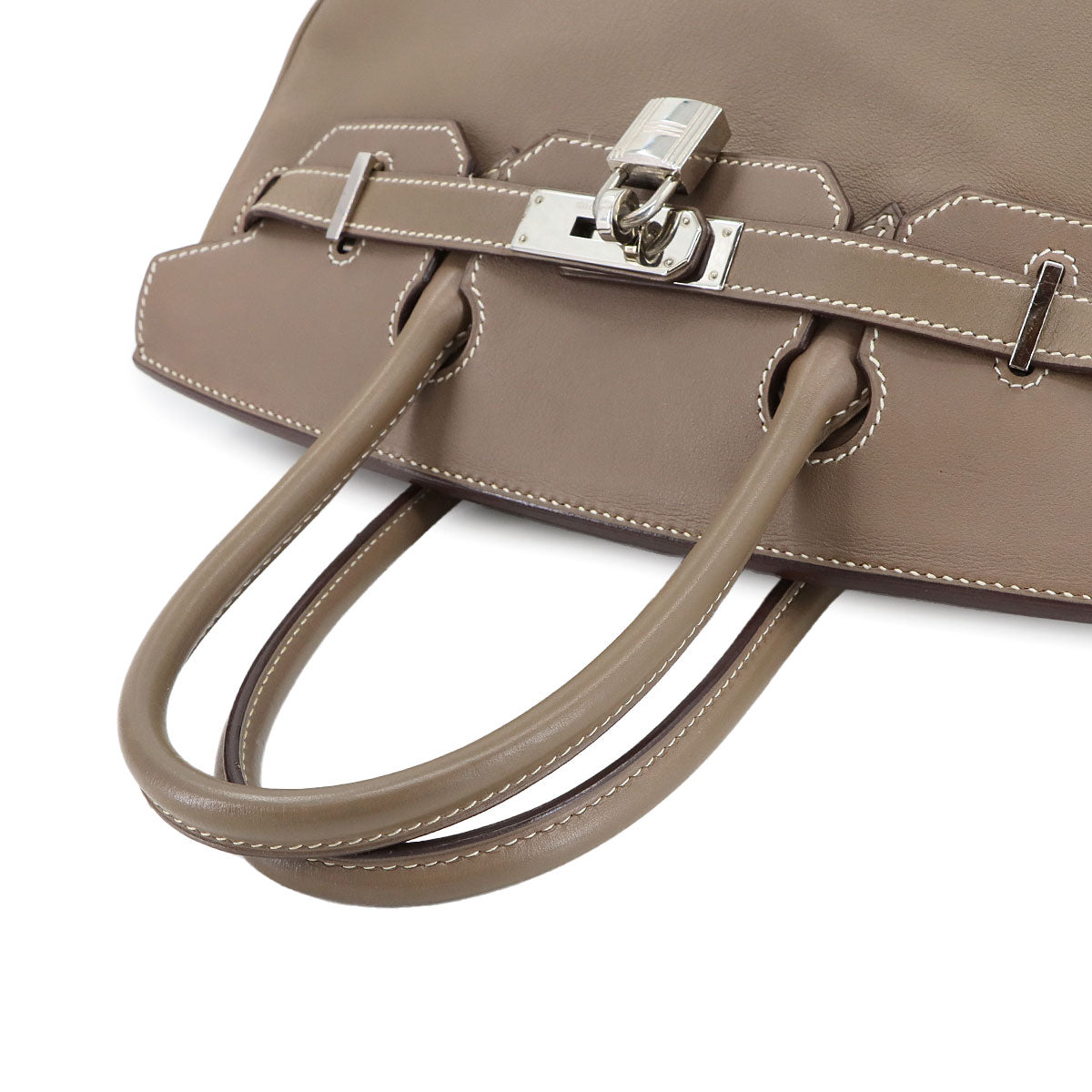 Birkin 30 Hand Bag Swift Etoupe Purse