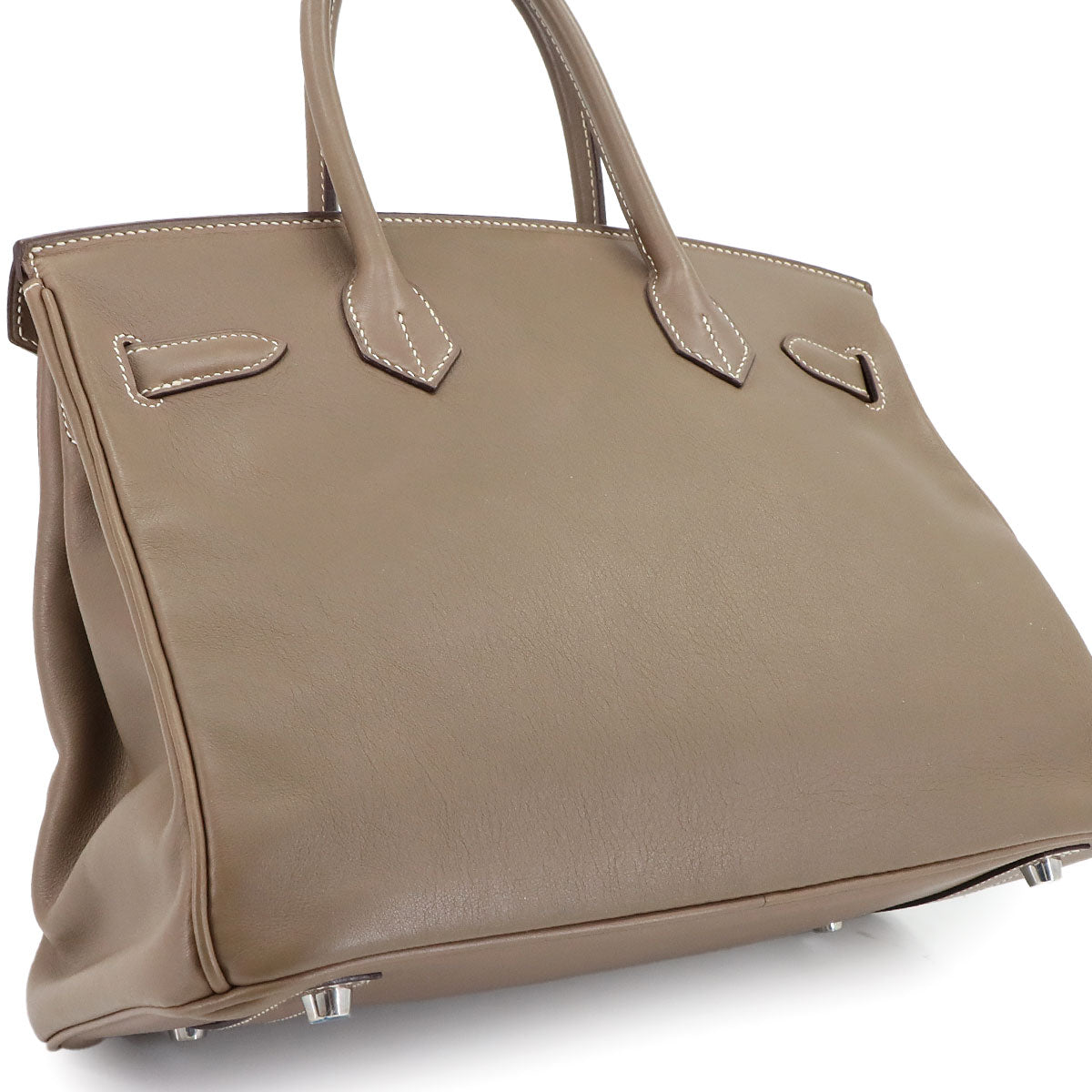 Birkin 30 Hand Bag Swift Etoupe Purse