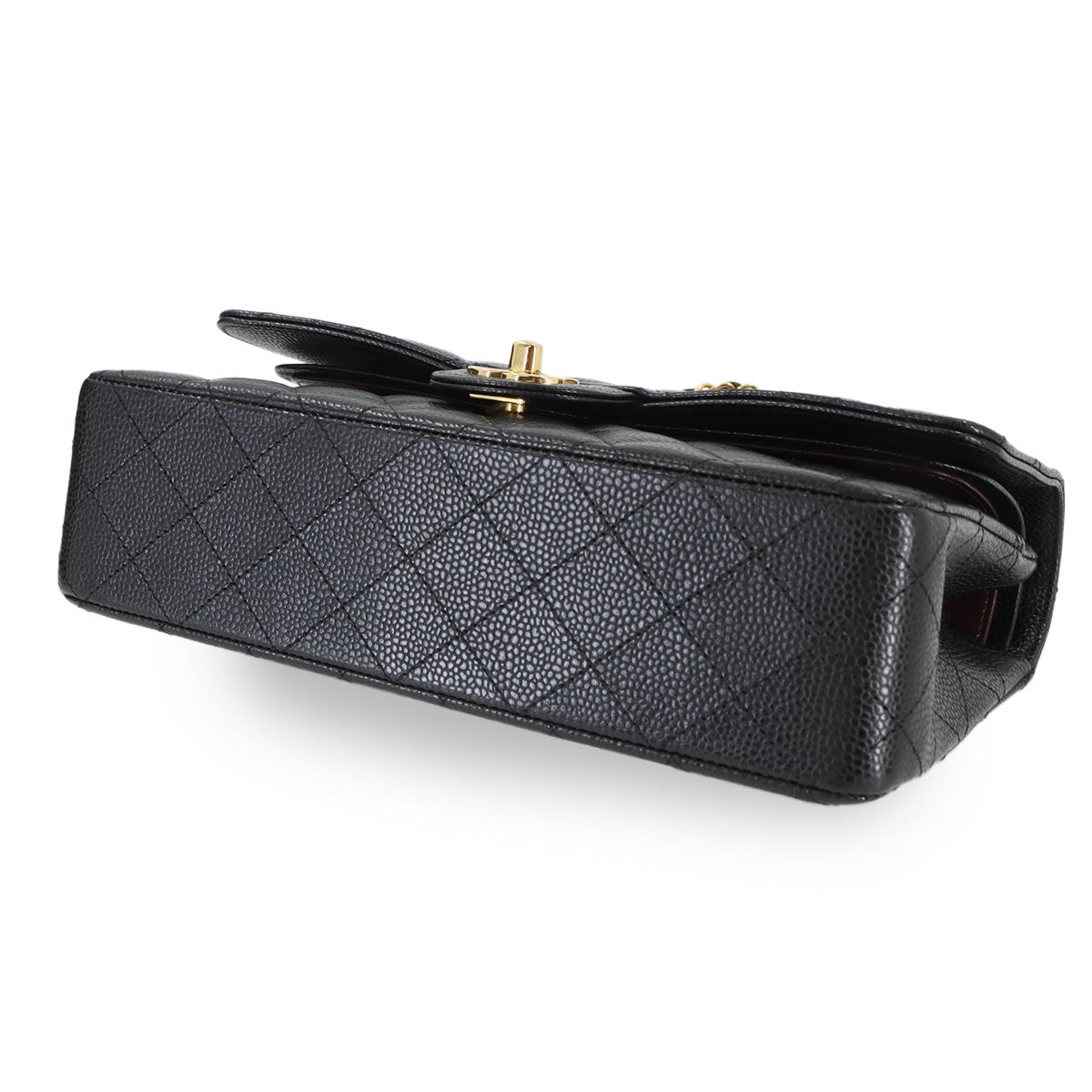 Matelasse 25 Chain Shoulder Bag Leather Black A01112 11.12