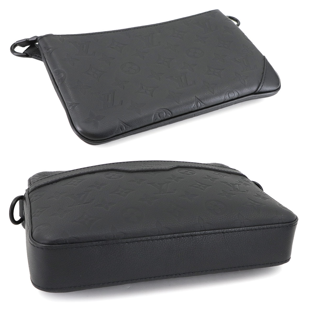 Monogram Shadow Trio Messenger Shoulder Bag Noir M46602