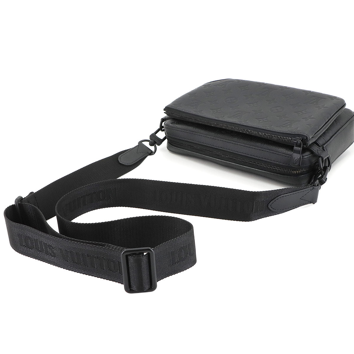 Monogram Shadow Trio Messenger Shoulder Bag Noir M46602