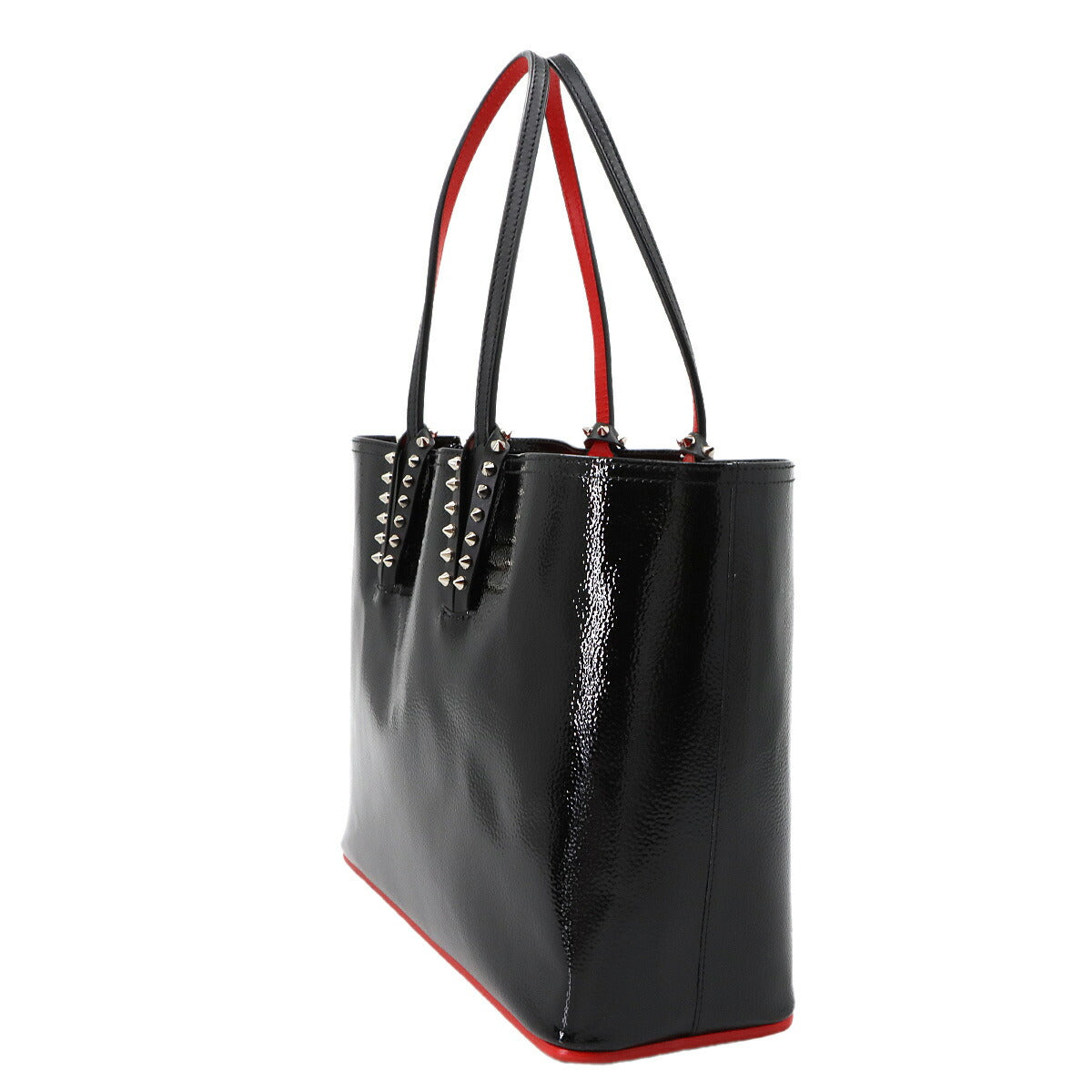 Cabata small Tote Bag Studs Patent Black 3175207