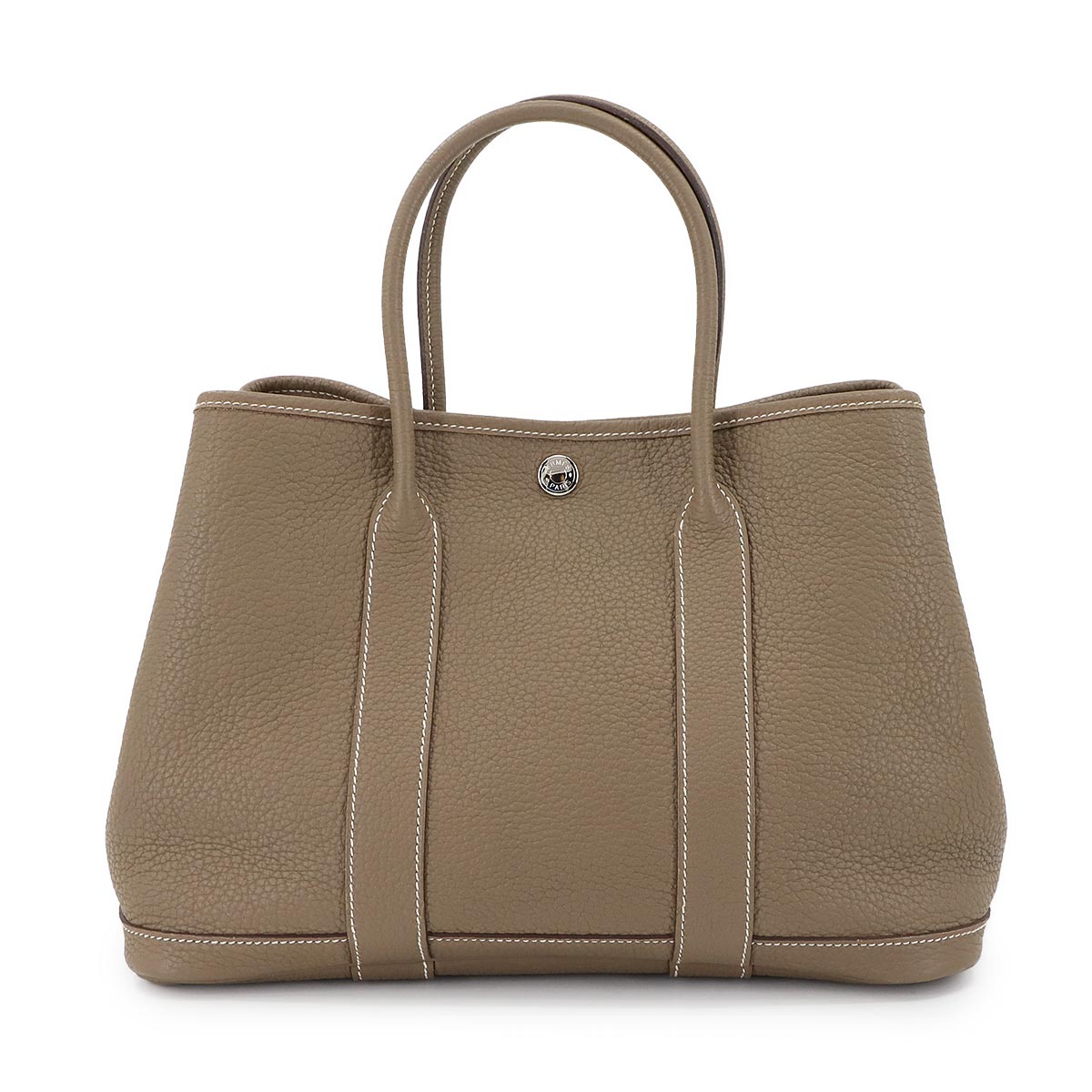 Garden Party 30 TPM Tote Bag Negonda Leather Etoupe Purse