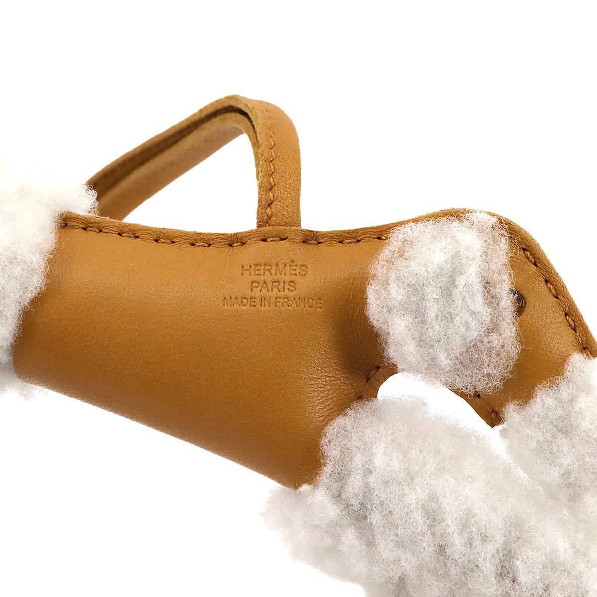 Budy Dog Bag Charm Agneau Milo Mouton Sesame