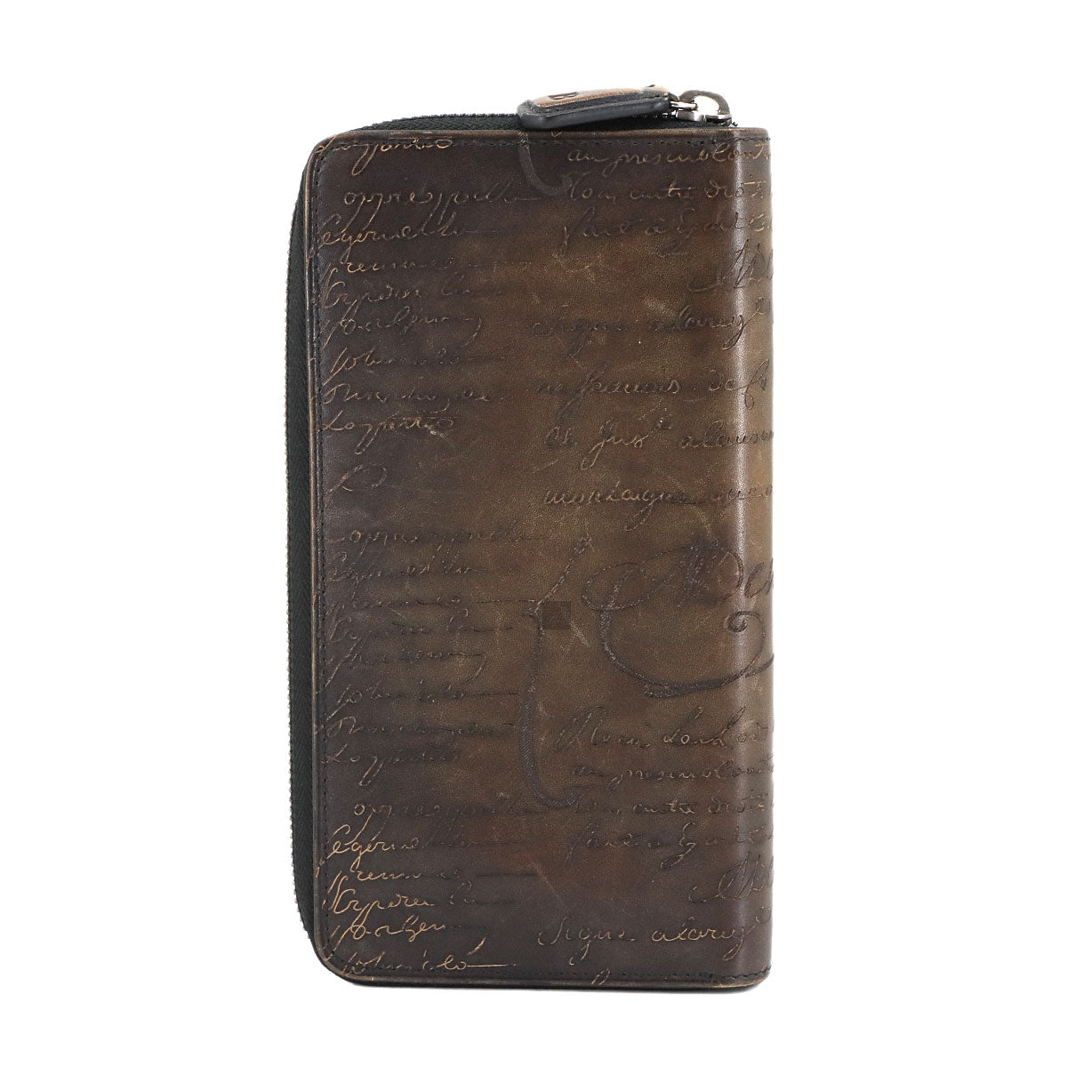 Calligraphy Itauba Long Wallet Venezia Leather Brown