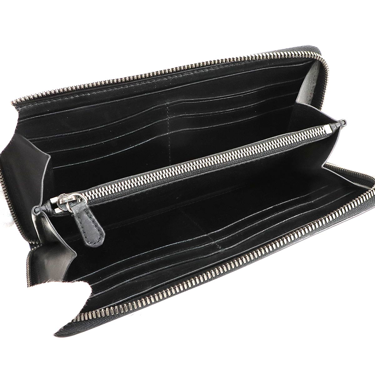 Calligraphy Itauba Long Wallet Venezia Leather Brown