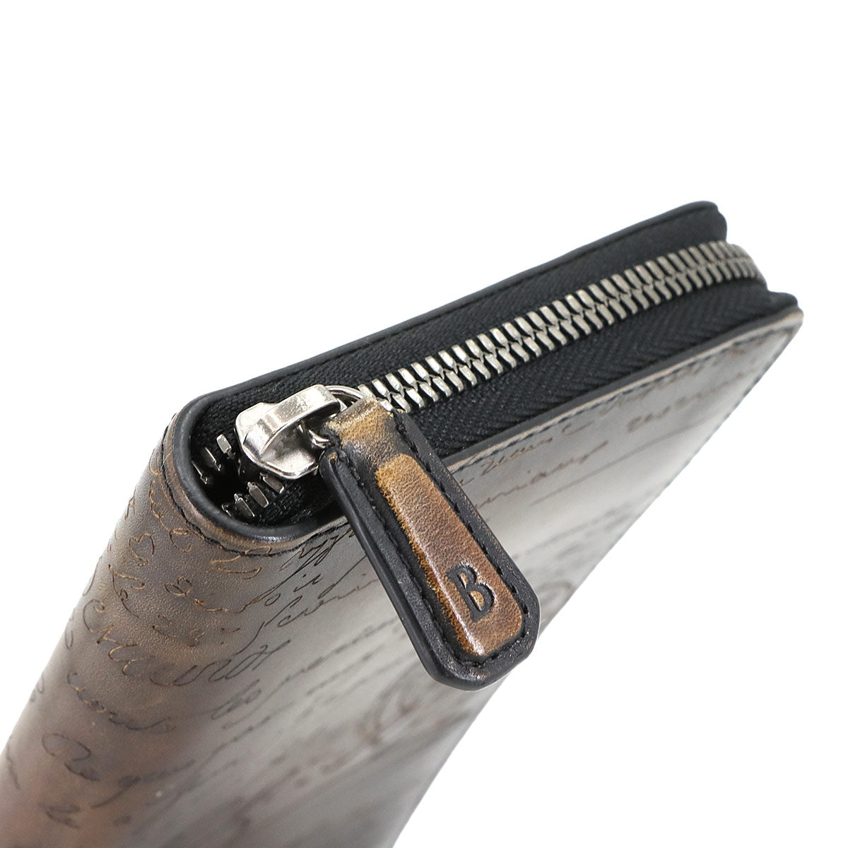 Calligraphy Itauba Long Wallet Venezia Leather Brown