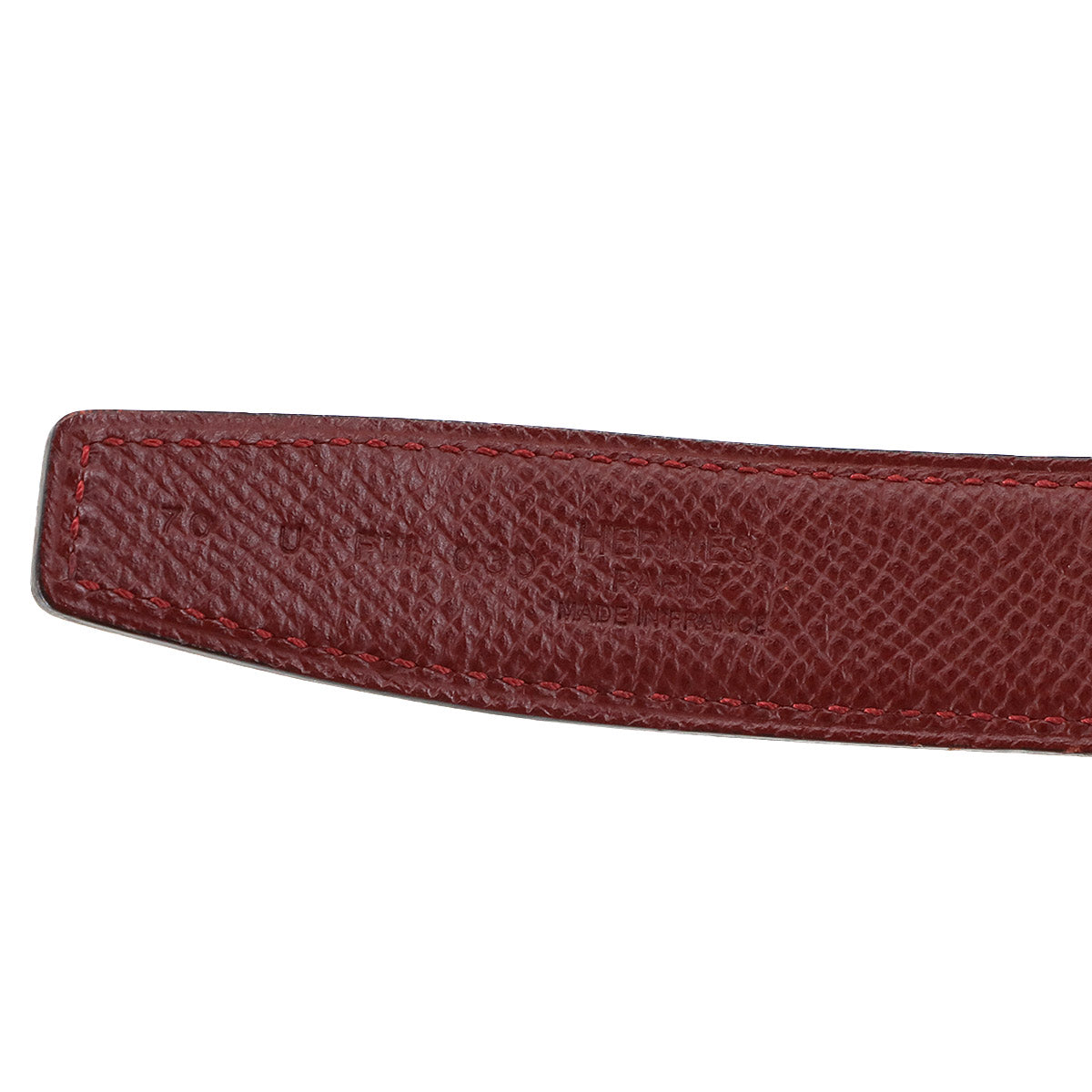 Reversible Belt Swift Epsom Multicolor Rouge H 70