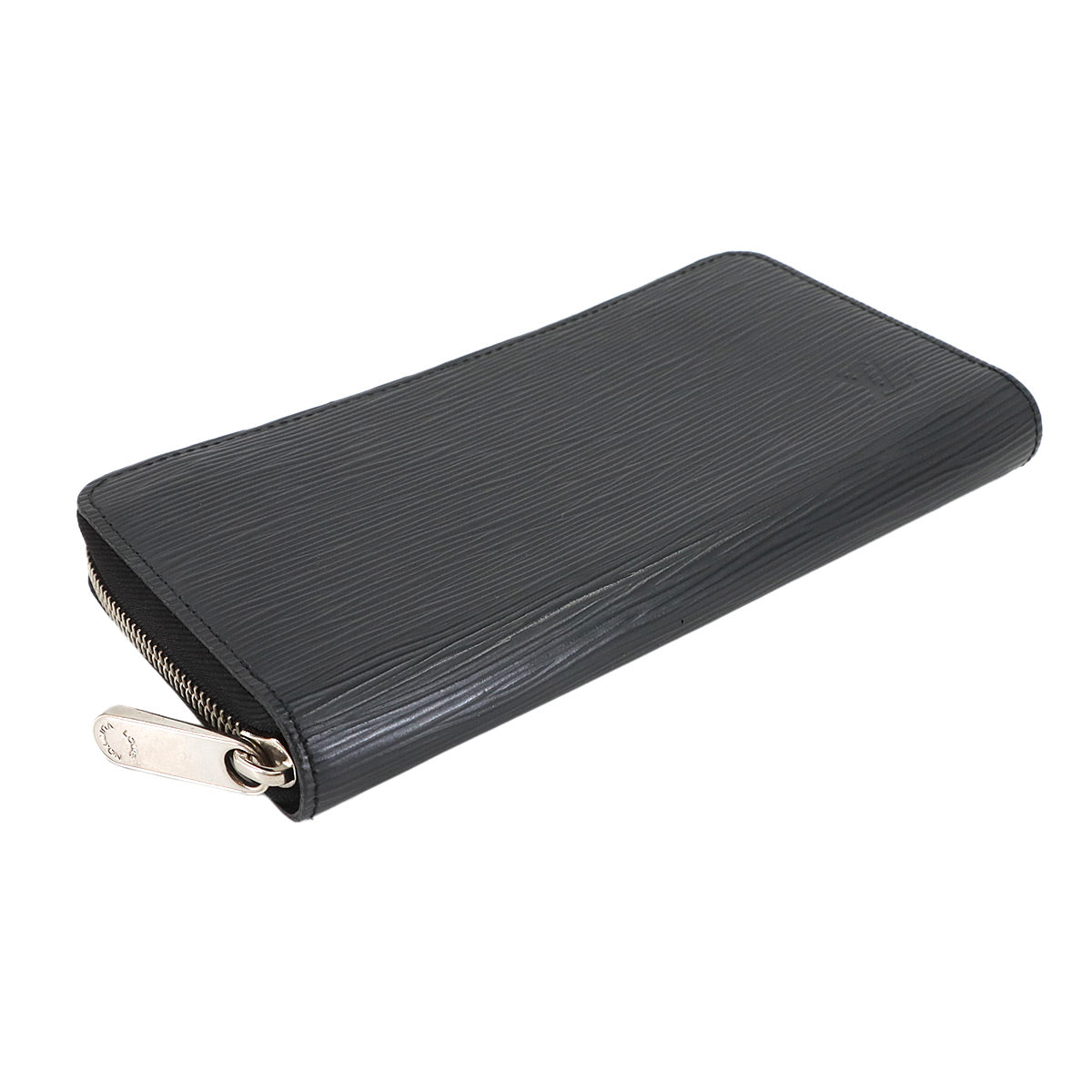 Epi Zippy Wallet Leather Noir M61857 Black