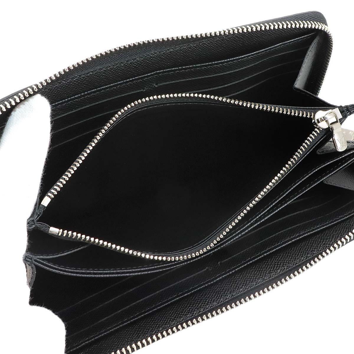 Epi Zippy Wallet Leather Noir M61857 Black