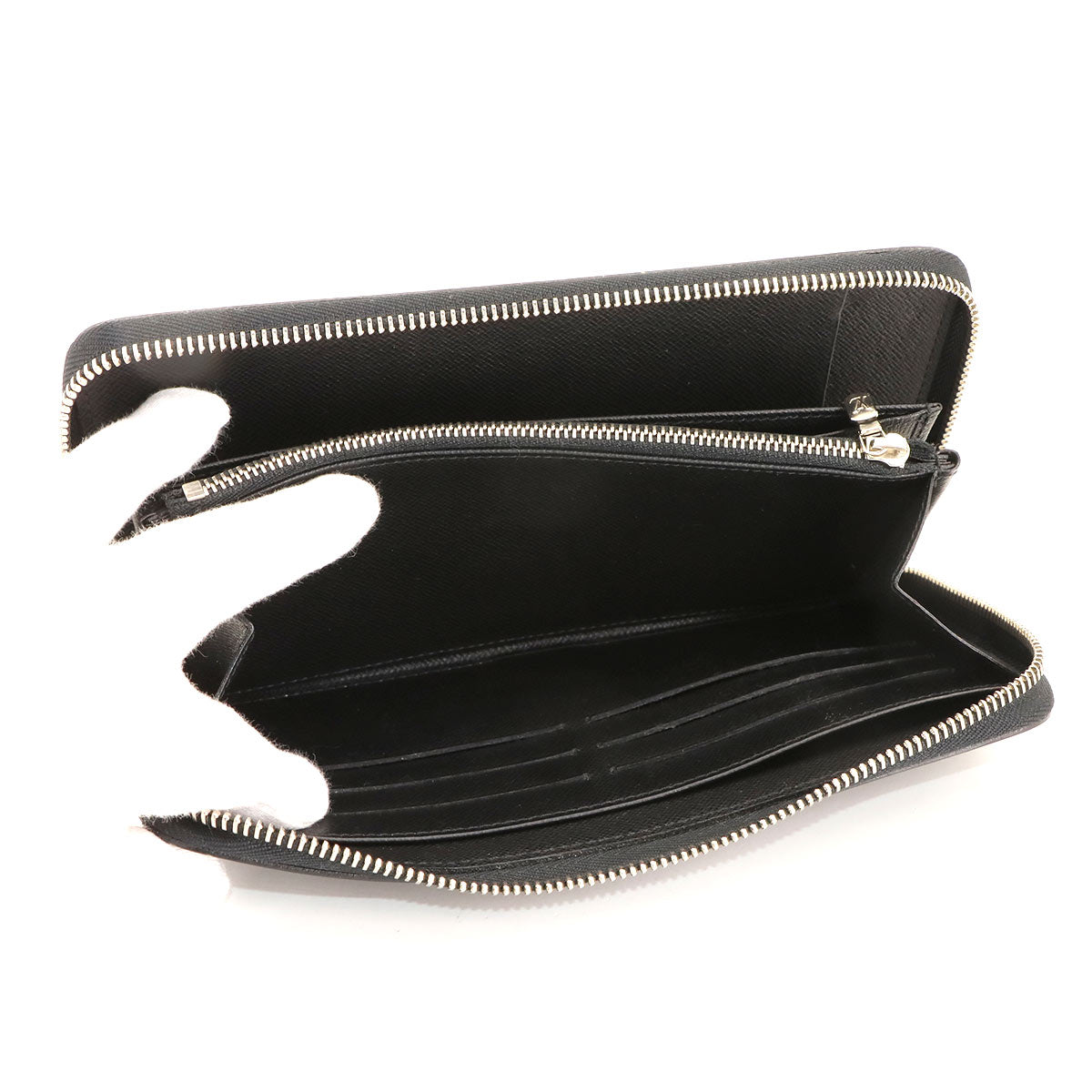 Epi Zippy Organizer Long Wallet Leather Noir M63852