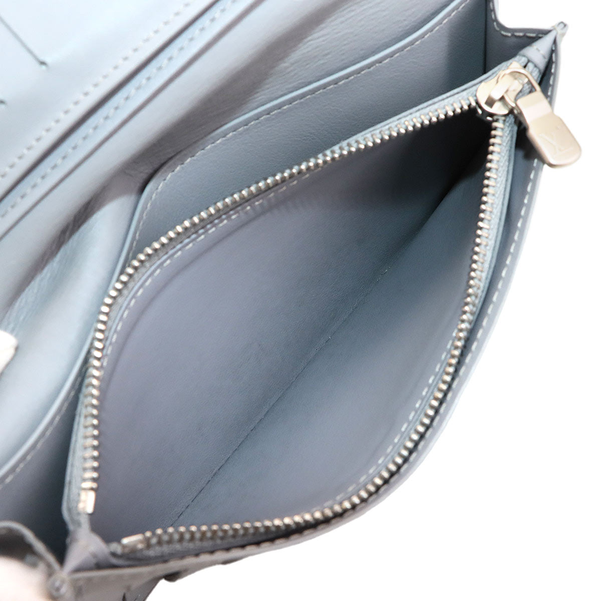 Damier Infini Brazza Long Wallet Gray N60335 Purse