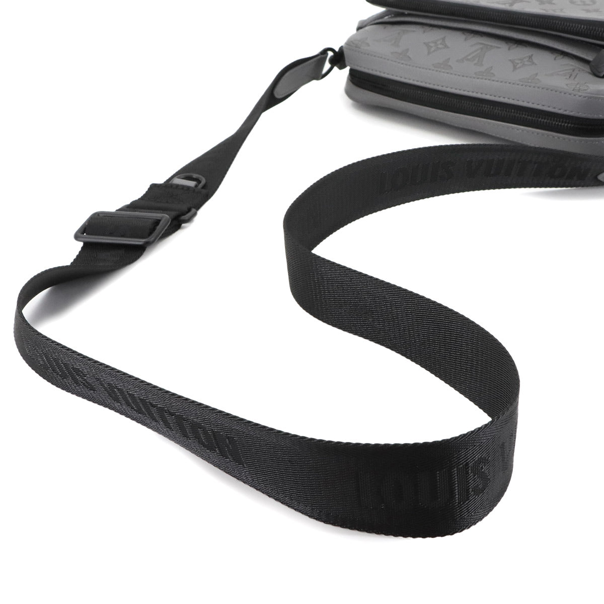 Monogram Shadow Trio Messenger Shoulder Bag Gray M46603