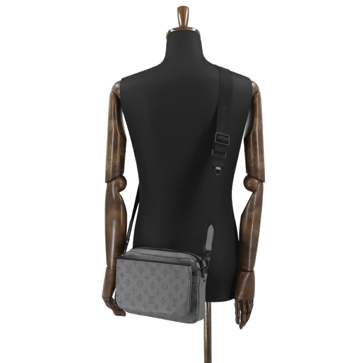 Monogram Shadow Trio Messenger Shoulder Bag Gray M46603