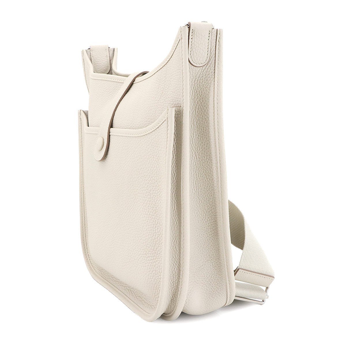 Everlyne 3 PM Shoulder Bag Taurillon Clemence Beton Purse