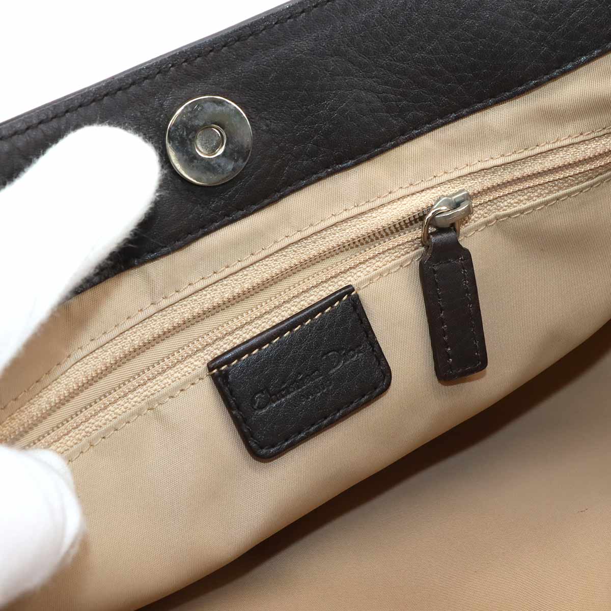 Trotter Street Chic Diorissimo Hand Bag Canvas Brown