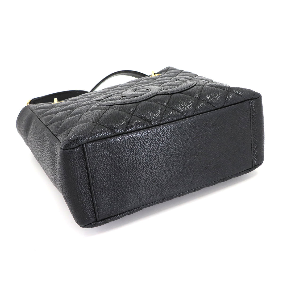 Matelasse PST Chain Tote Bag Leather Black A20994