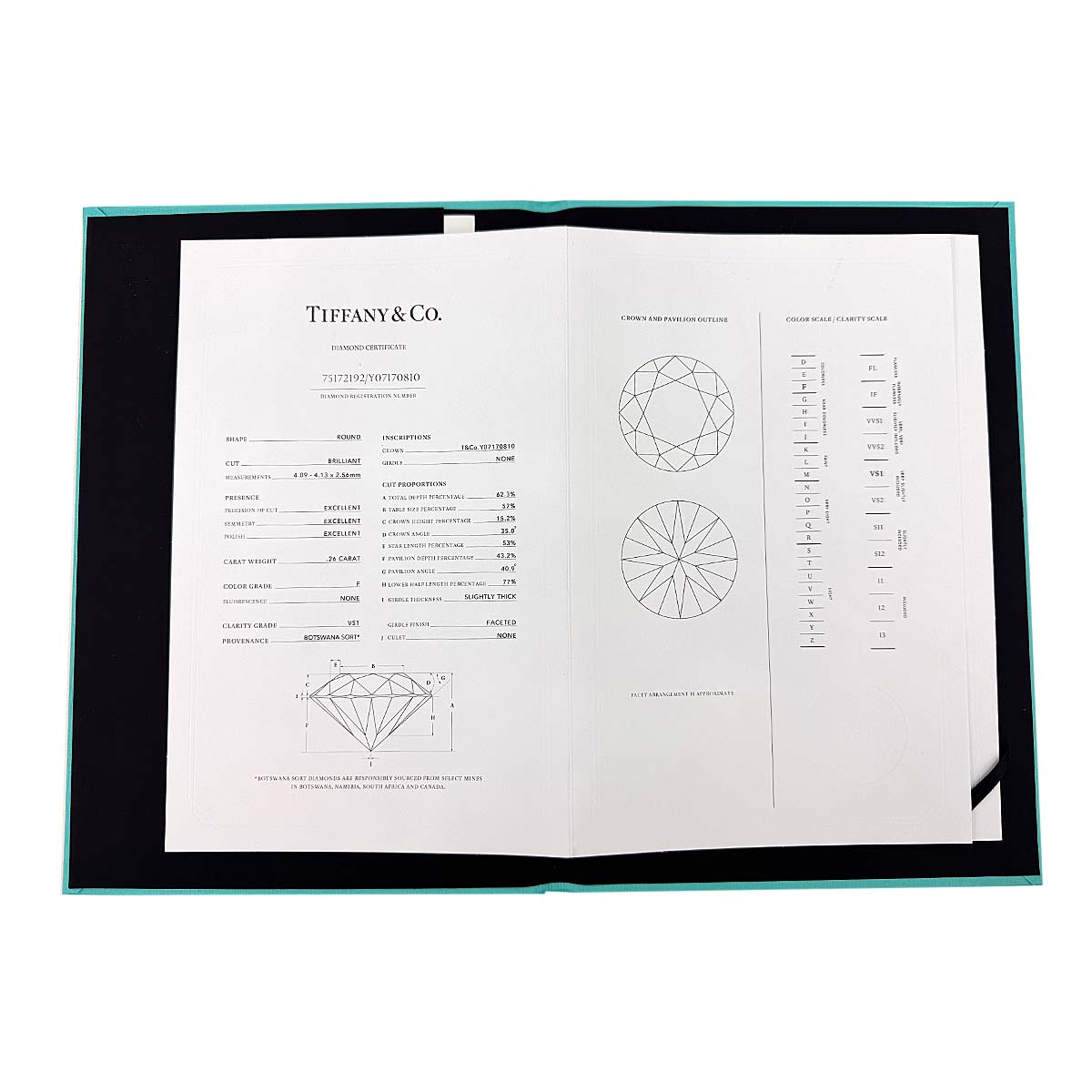 Harmony Diamond 0.26ct F/VS1/3EX Ring Pt Size5.75-6(US)