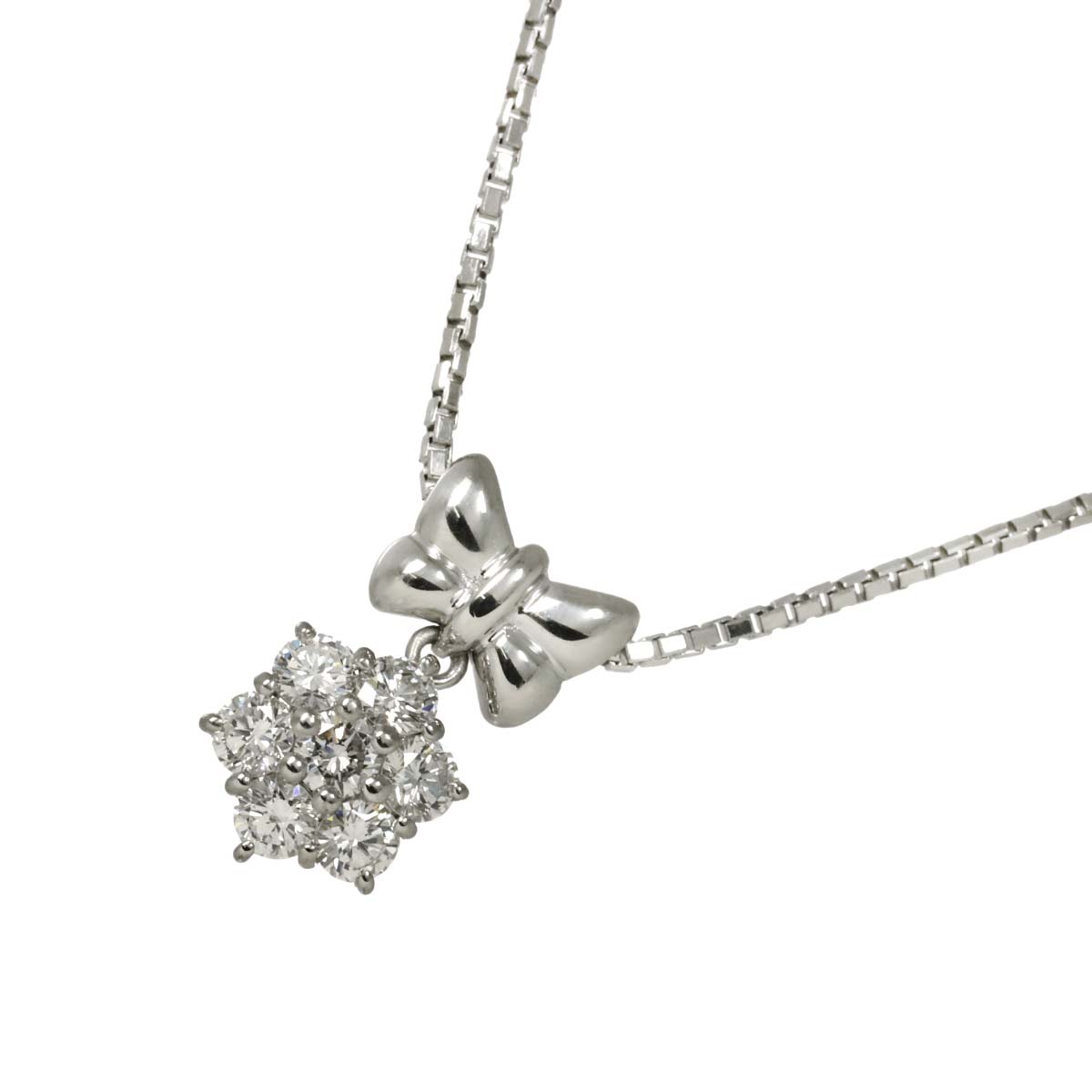 Diamond 0.50ct Necklace Pt Platinum