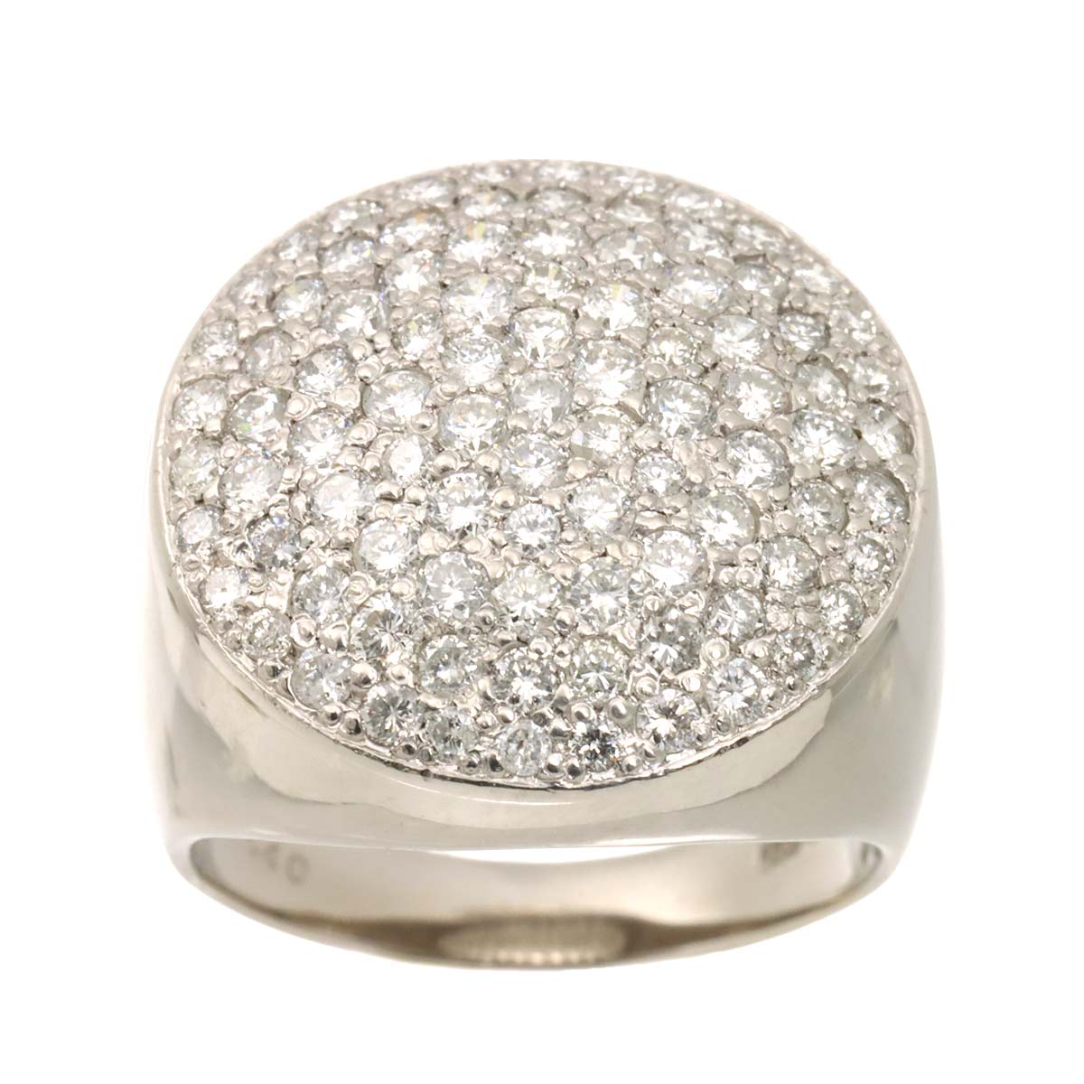 Diamond 2.40ct Ring Pt Platinum size8.25(US)