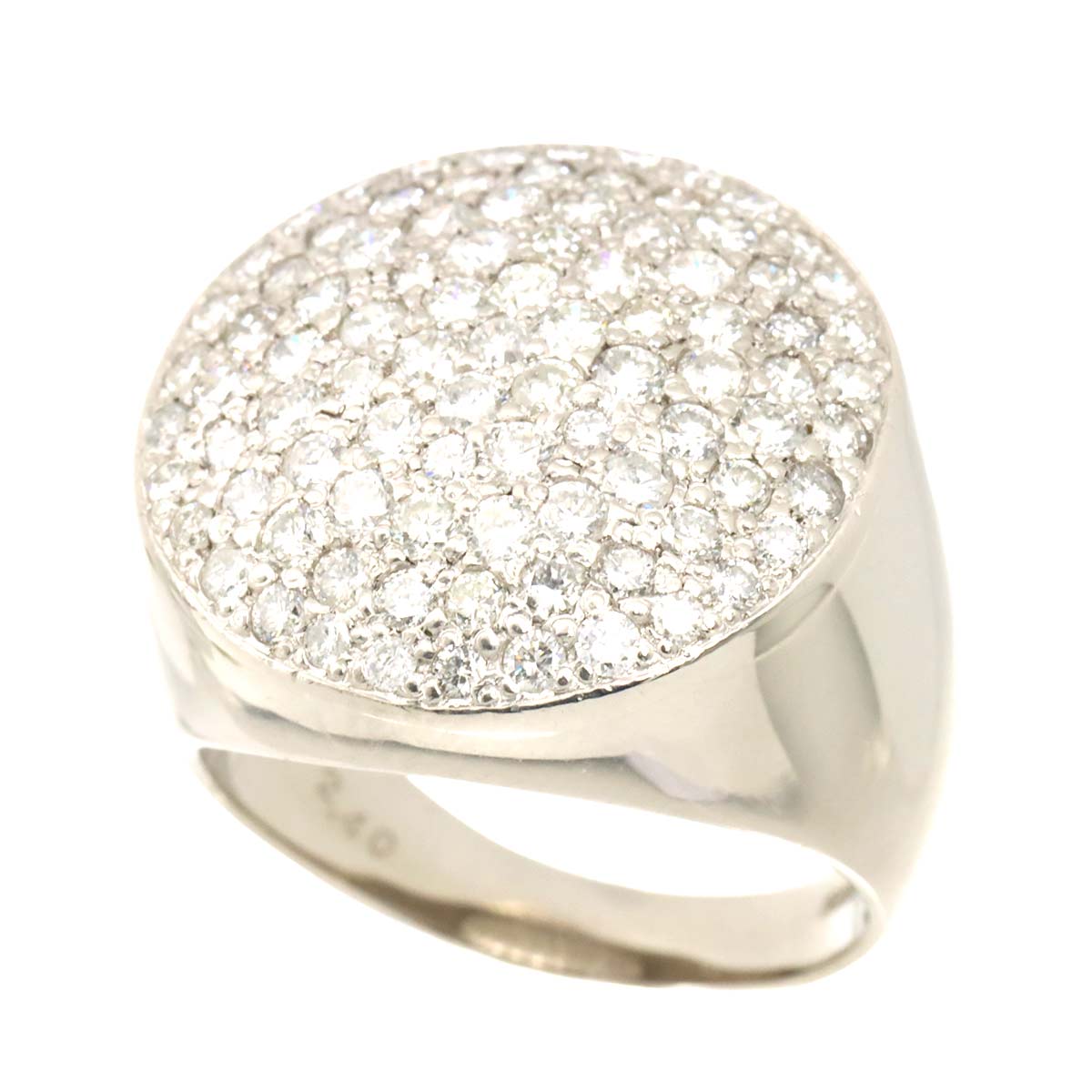 Diamond 2.40ct Ring Pt Platinum size8.25(US)