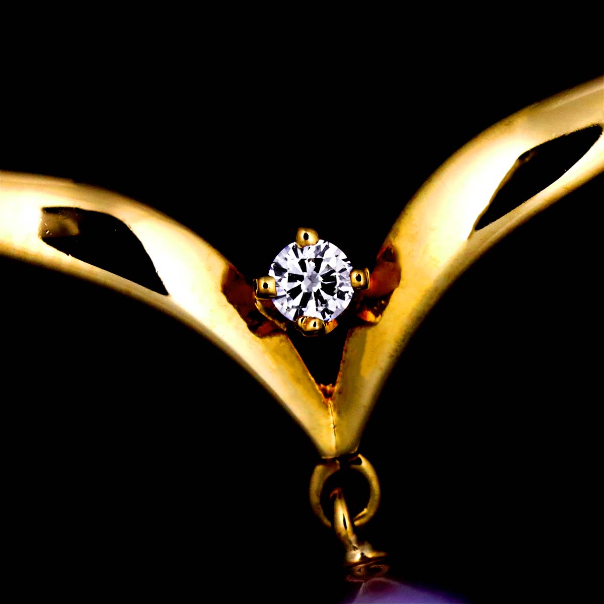 Akoya Pearl 7.0mm Diamond Necklace 18K Yellow Gold 750