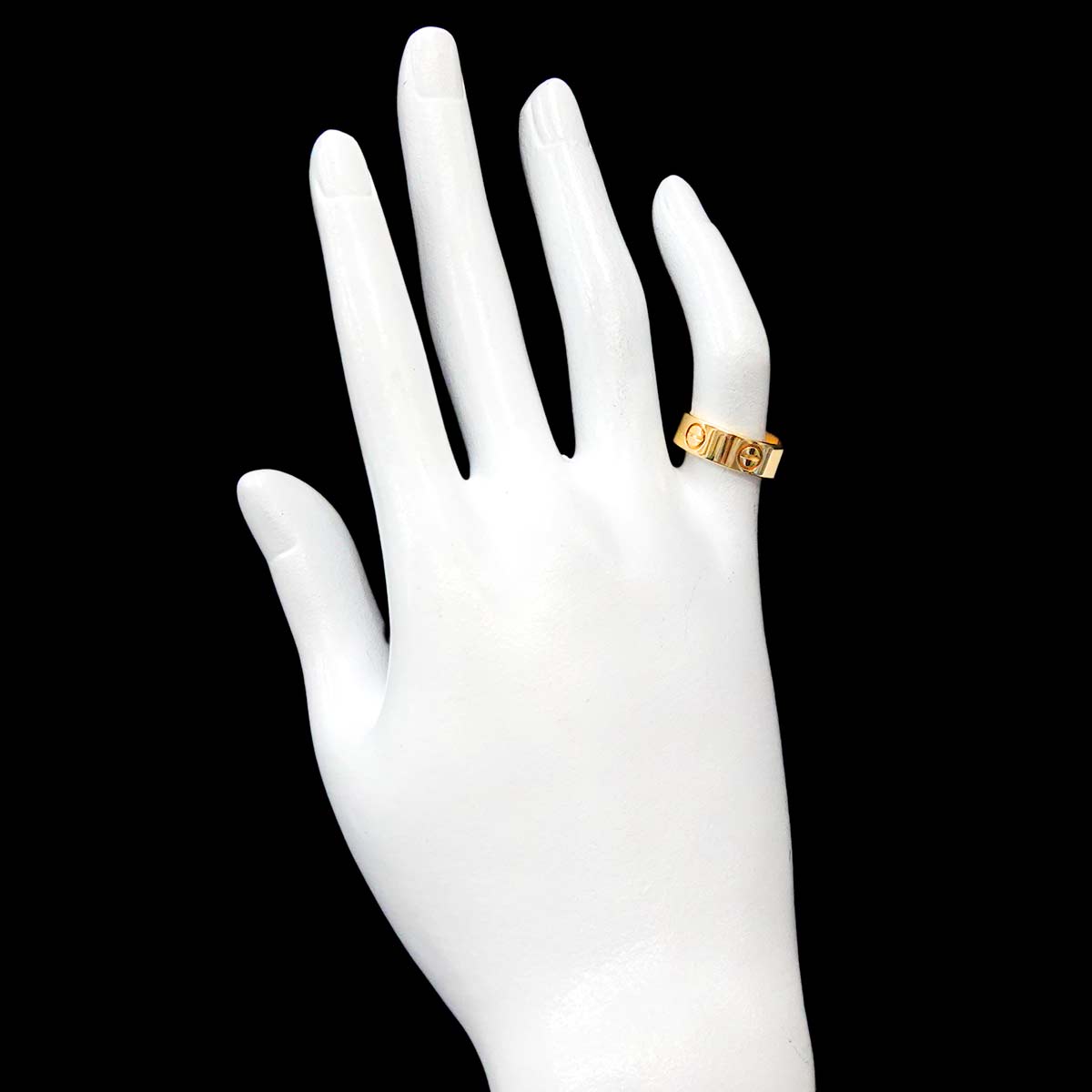 Love Ring 18K Yellow Gold 750 size49 4.5(US)