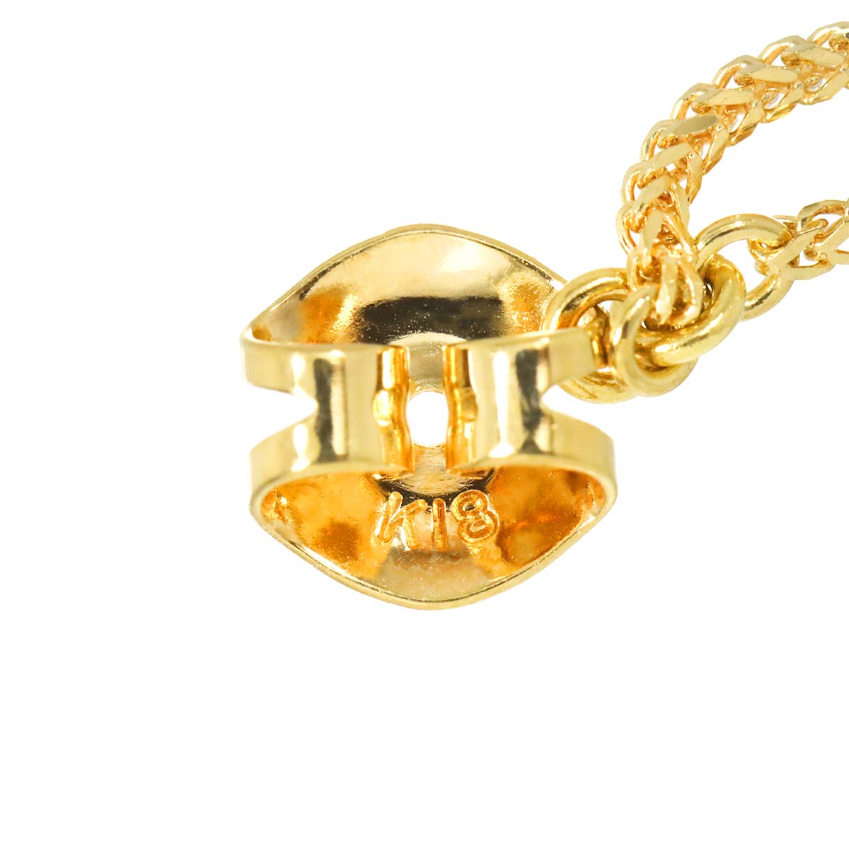 Akoya Pearl 7.0-6.1mm Earrings Pierced 18K PG 750