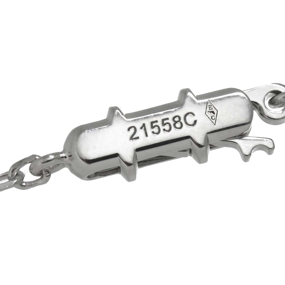 Diamond Necklace 18K White Gold 750