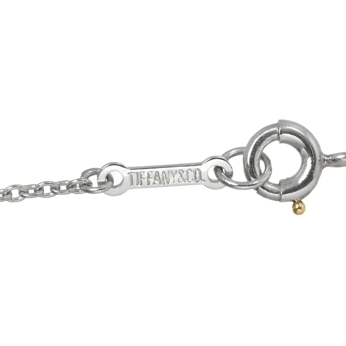 Bean Diamond Necklace Platinum